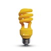 Xtricity 13-Watt CFL Light Bulbs Yellow T2 CFL Color Spiral