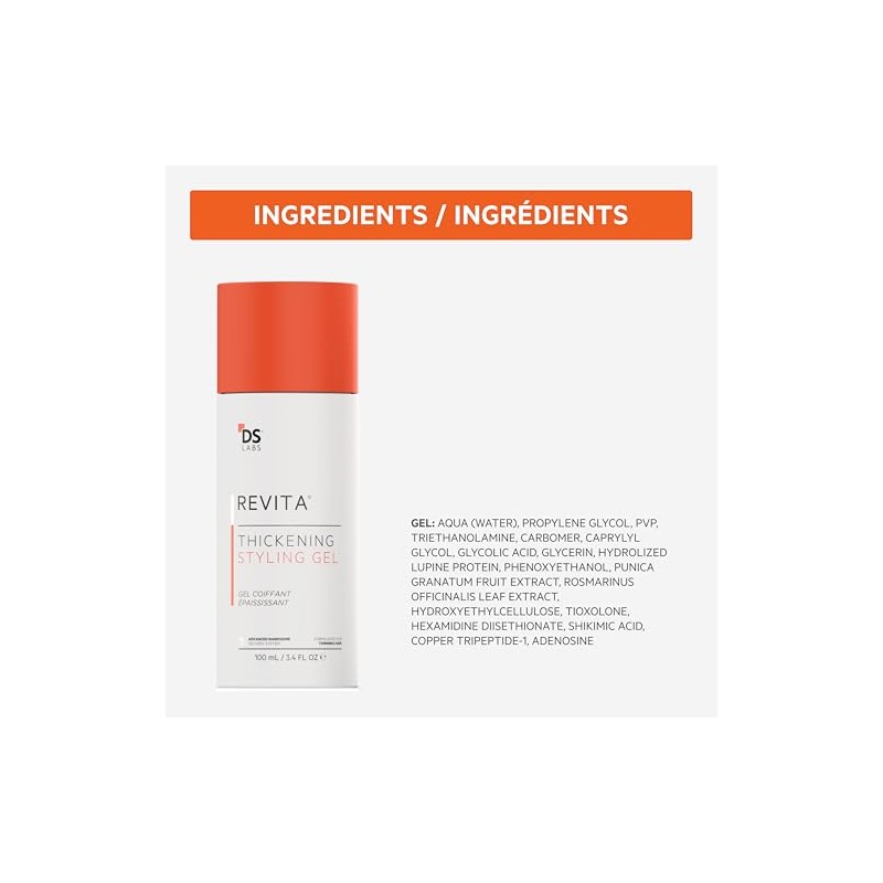 DS Laboratories | Revita Gel® para estilizar el cabello