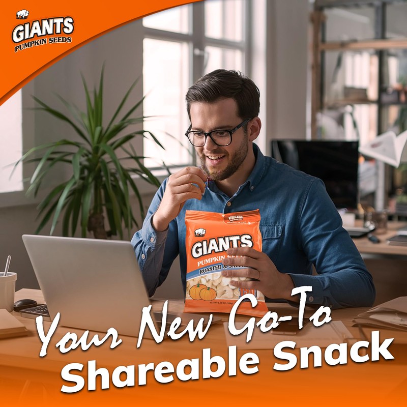 GIANTS Pumpkin Seeds - Pumpkin Seeds in Shell, Pumpkin Seeds