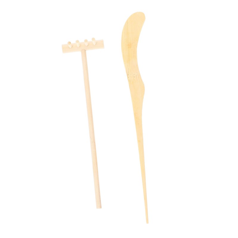 VILLFUL 1 Set Mini Zen Garden Tools Rake Accessories for