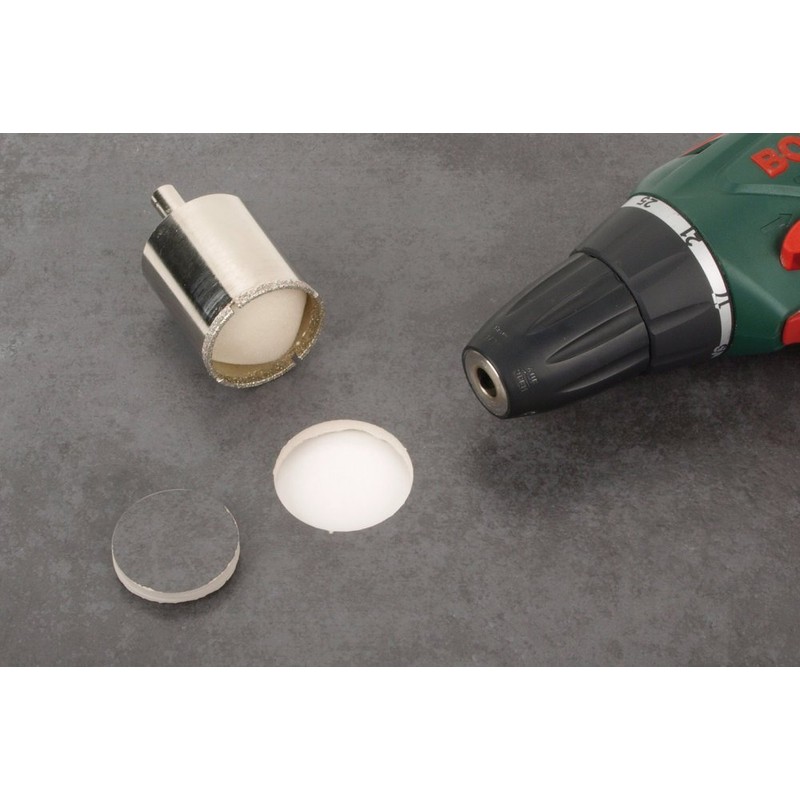 Wolfcraft 5928000 Diamond Ceramic Hole Saw accessory with 10 mm