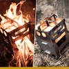 OneTigris ROCUBOID Titanium Wood Stove EVIL EYES Version, Weighs 400g