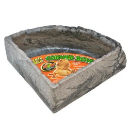 ZOO MED REPTI ROCK REPTILE CORNER WATER DISH - LARGE - KB-40