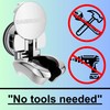 Suction Cup Shower Head Holder Wall Mount - Different Positions