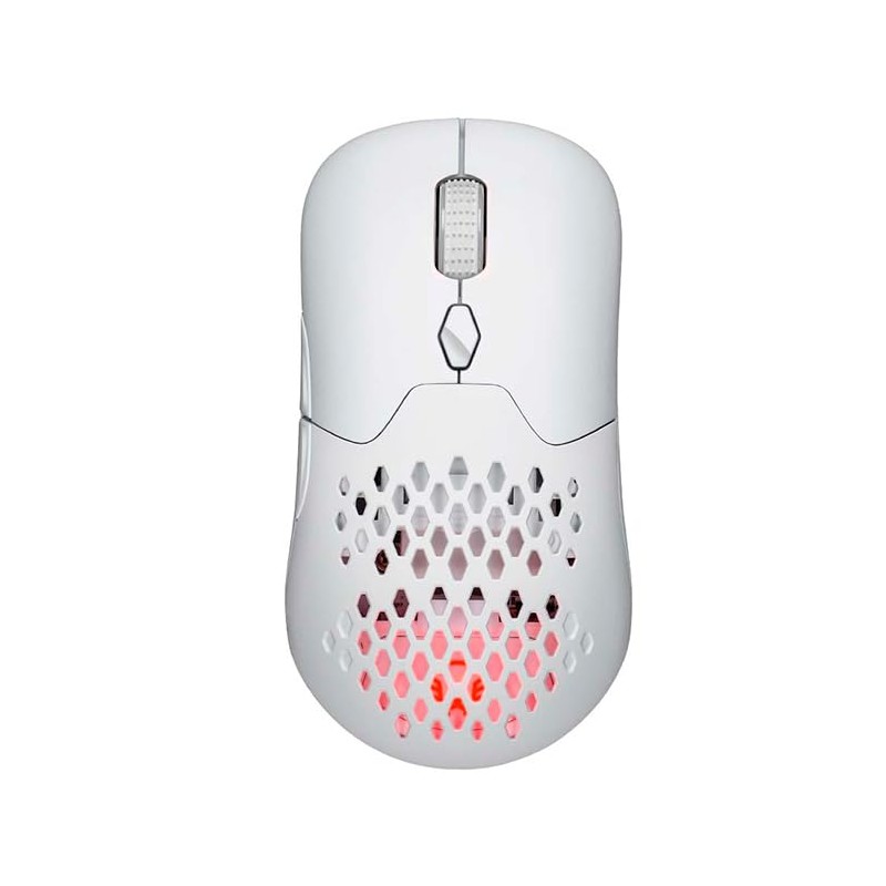 Balam Rush Mouse Gamer Speeder Perform MG979 10000dpi Inalambrico Blanco