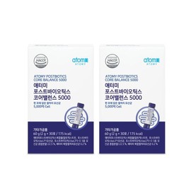 Atomy Postbiotics Core Balance 5000 2gx30 sachets 2 / 애터미 포스트바이오틱스 코어밸런스 5000 2gx30포 2개