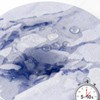 Absorbent Ceramic Coaster Sets of 6 with Holder, Marble Style