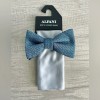 Alfani Men's Stirling Geo-Pattern Bow Tie & Solid Pocket Square