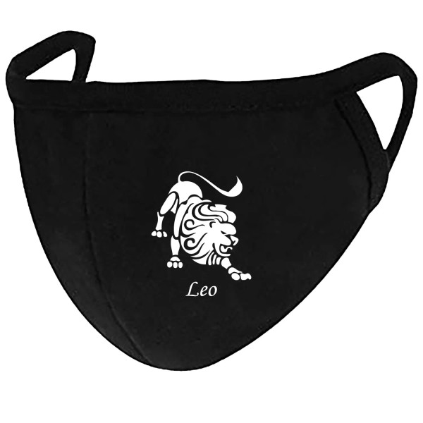 Unbranded Zodiac Leo - Face Mask Cover Fashion 2 Layers