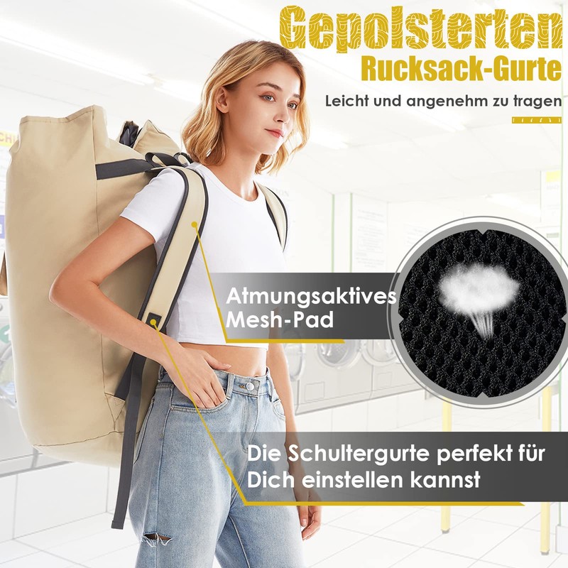 Laundry Bag Dirty Laundry XXL 115 Litres Laundry Bag Travel