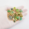 Vibrant Green Enamel Shoe & Purse Charms - 30 Pcs