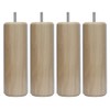 Margot Chameleon Cylinder - Set of 4 Wooden Bed Frame