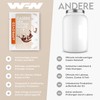 WFN Approved Casein Proteinpulver - Schokolade - 30 g Probe-Packung