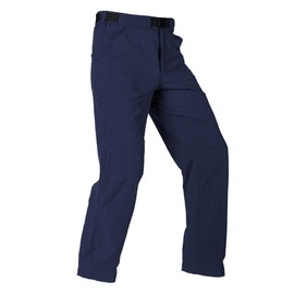 FREE SOLDIER Pantalones de Senderismo Cargo para Hombre con cinturón, Ligeros, Impermeables, de Secado rápido, Pantalones tácticos de Nailon y Elastano (Azul Marino, 36 W/30 L)
