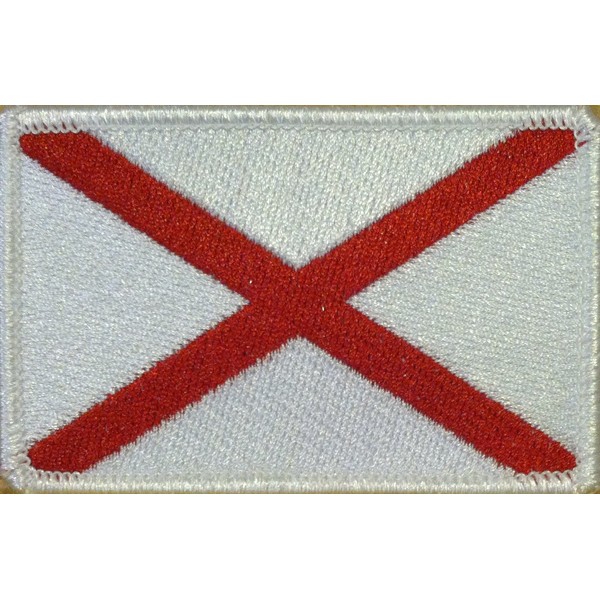 ALABAMA STATE Flag Iron-On Patch Embroidered Tactical Morale Military Patch