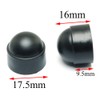 Pro Bamboo Kitchen Bolt Nut Protection Cap 24PCS M8x13 Black