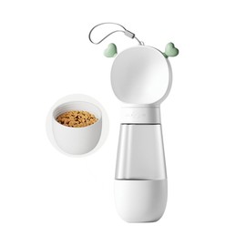 Dog Water Bottle, Water Bottle, Water Bottle, For Outings, Going Out, Water Bottle, For Outdoor Walks, Walk Bottle, Portable Bottle, Includes Hood Holder, Strap, Rotates On and Off, Height 10.8 inches