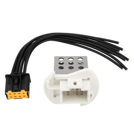 Be In Your Mind 1 Sets Car Blower Fan Resistor with Wiring Harness Plug Replacement Part 27100-00QAB 7701057557 Compatible with Renault Master (Mk2) 2003-2010