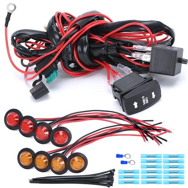 Hypertune Universal ATV/UTV Turn Signal Kit Side by Side Blinker