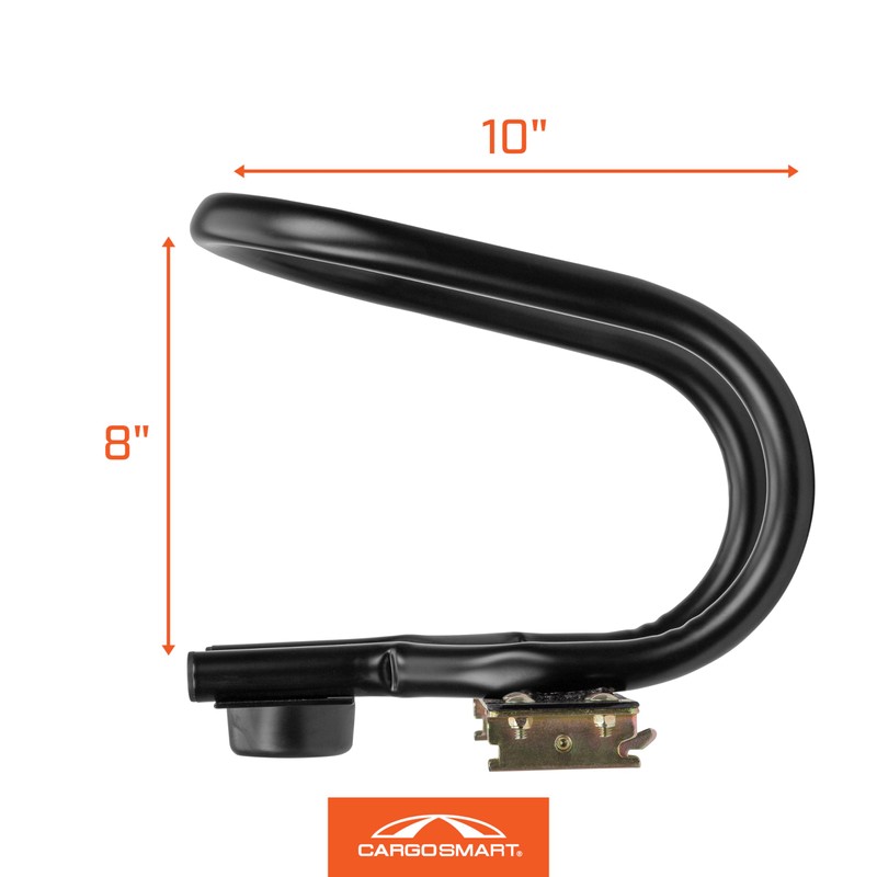 CargoSmart Motorcycle Wheel Chock — Connects to X-Track and E-Track