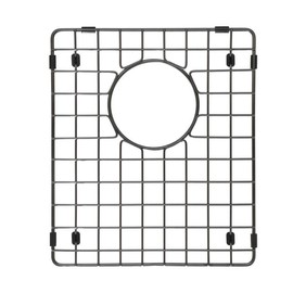 Starstar Sinks Protector Matte Black 304 Stainless Steel Kitchen Sink Bottom Grid, Rack (13 L x 15 W)