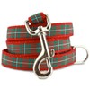 The Artful Canine Holiday Plaid Dog Leash, 5 Ft Long,