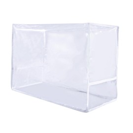 Amagogo Sewing Machine Cover, Dust Cover with Outer Pockets, Waterproof Sewing Accessories, PVC, Transparent Protective Cover, Dustproof Cover