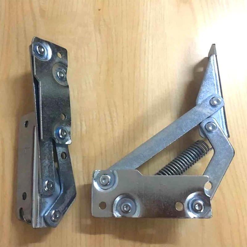 YIDELAI - Spring Hinge (1 Pair) 90 Degree Folding Lifting