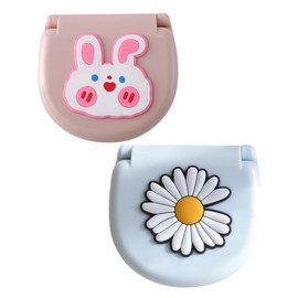 KGDUYC 2 Piece Mini Sewing Project Set, Portable Travel Sewing Repair Accessories with Cute Heart-Shaped Foldable Case for Home Travelers, Bride, Emergencies, Beginners, DIY Tool Accessories