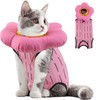 EMUST Cat Recovery Suit and Cat Cone Collar Set, Cute