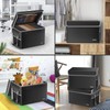 DocSafe File Box Fireproof File Storage Organizer with Lid,Collapsible Document