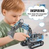 DOUBLE E Remote Control Excavator Toy RC Excavators Rechargeable Battery