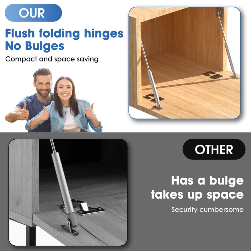 Drop Down Gas Struts,Gas Spring Hinge with 90 Degree Page