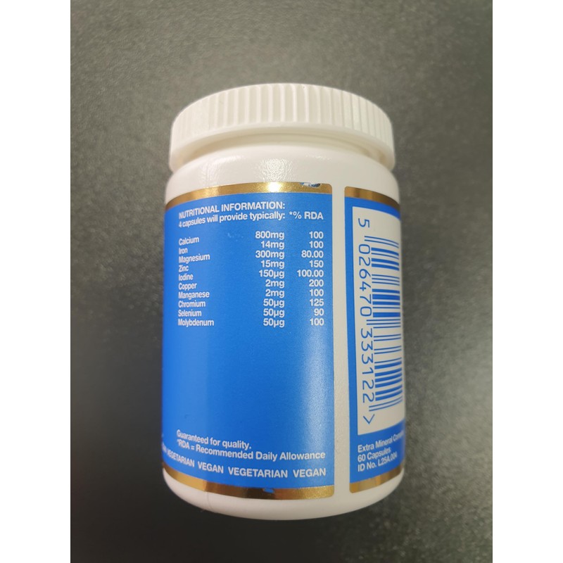 Bio-Health Extra Mineral Complex Food Supplement for General Health, Multi