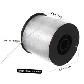 OHPHCALL 1set Nylon Fishing Line Braided Fish Wire for Crafts Decorations Jewelry High Abrasion Resistance Invisible Thread