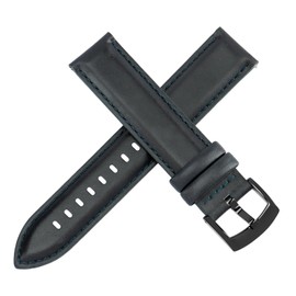 OTTOODY Quick Release Leather Watch Straps 18mm 19mm 20mm 21mm 22mm, Elegant Top Grain Leather Watch Bands Replacement Bracelet Watch Strap for Men and Women, Watch and Smartwatch