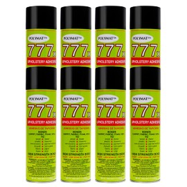 Polymat 777 Spray Glue Upholstery Adhesive, 12 Ounce (8)