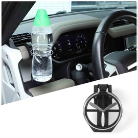 Car Cup Holder, Dashboard Vents Water Cup Holder Compatible with Land Rover Defender 90 110 130 2020 2021 2022 2023 Foldable Drink Holder