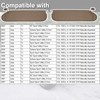 NHILES Left Driver & Right Passenger Sun Visor Compatible with