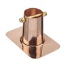 Good Directions 495P Pure Copper Gutter Clip Funnel Rain Chain