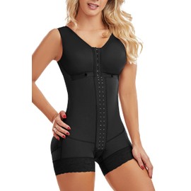 FAJAMIA 0470 Fajas Colombianas Reductoras y Moldeadoras Postparto Body Shaper For Women Post Surgery Compression Garment
