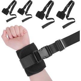 Patient Medical Restraints with Quick Release Buckles, Bed Restraints Belts for Wrists and Ankles, Limb Holder Movement Limited Ties for Hands or Legs(4 Pcs)