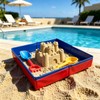 2 Pack Foldable Sandbox，20 Inch Portable PVC Sand Box for