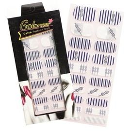 Colorachi Nail Stickers (Marine Stripe) / DIY Nail Art / 컬러라치 네일스티커(마린 스트라이프)/셀프 네일아트