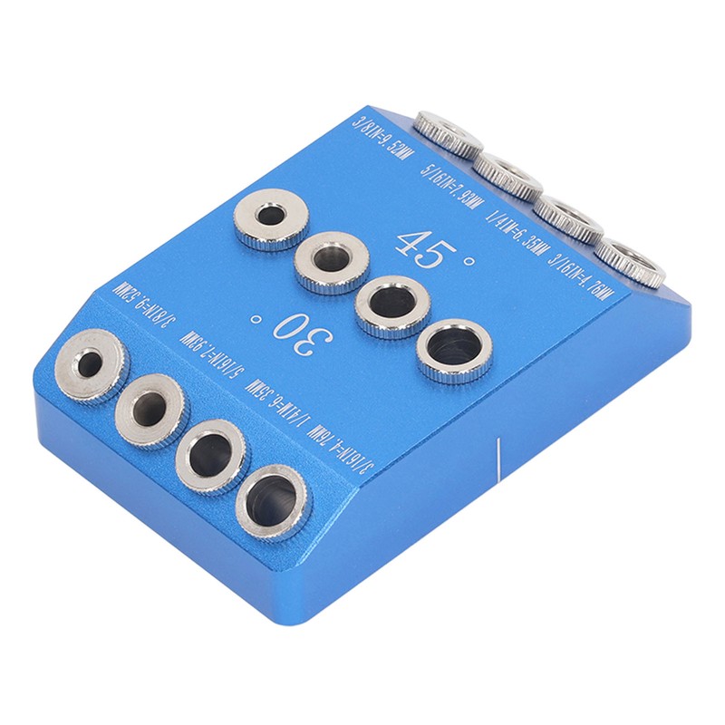 Drill Guide Jig 30 45 90 Degree Aluminum Alloy Angle