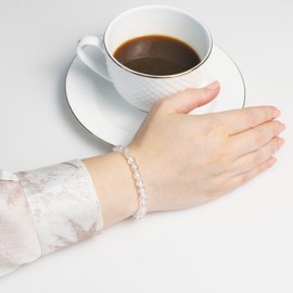 Genuine Gemstone Bracelet with Round 6 mm Beads – Various Lengths – Healing Stone Protective Stone Bracelet Lucky Charm Talisman Gift, Gemstone, Gemstone