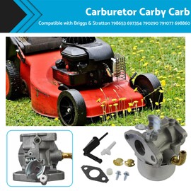 Carburetor Carby Carb Suitable for Briggs & Stratton 798653 697354 790290 791077 698860