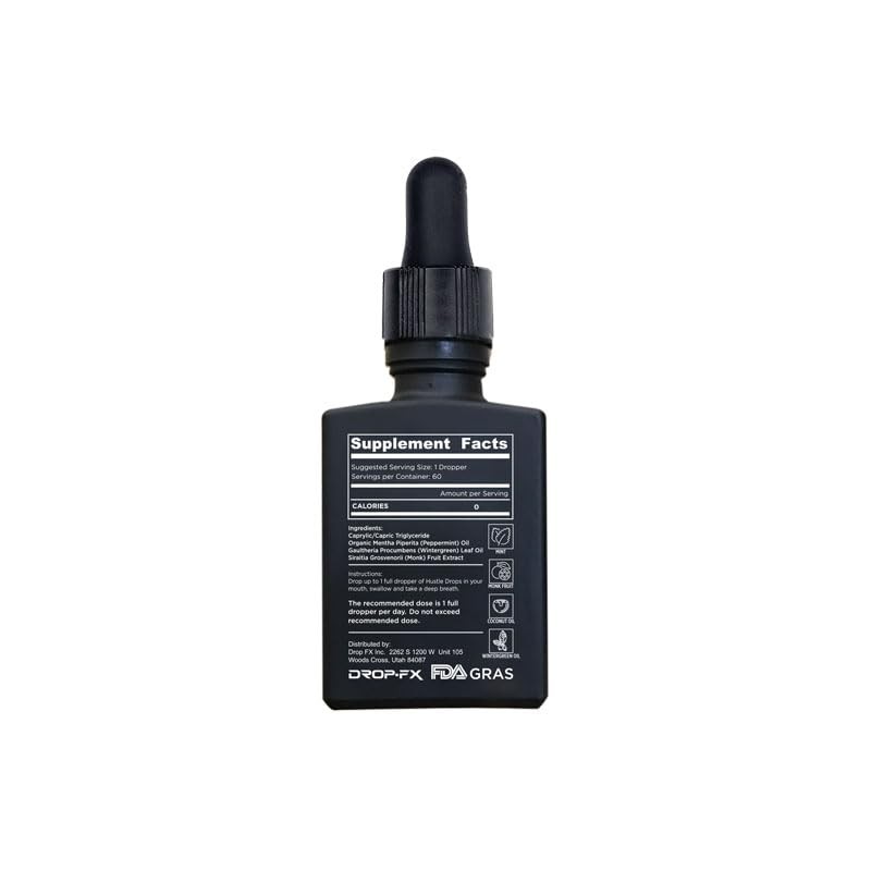 DropFx Hustle Drops - Fast-Acting Respiratory Support with Peppermint &