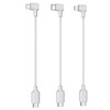 Potensic USB OTG Cable 3Pcs Set, Micro/Type C/Lightning Port, for
