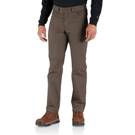 Carhartt Men's FR Relaxed Straight Rigby Pant, Dark Coffee, 34W x 30L